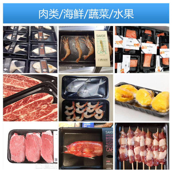 真空贴体包装机牛排鱼虾体贴机海产品机多功能 - 图片 4