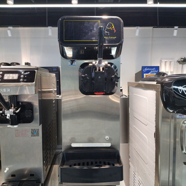 迷你软冰淇淋机单喷头带显示面板台式家用小店冷冻酸奶制作机 - Imagen 4