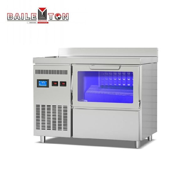 商用160kg水冷制冰机制作月型制冰机