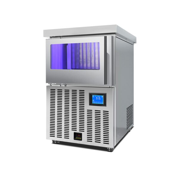 不锈钢月型制冰机价格商用手动月型冰块制冰机