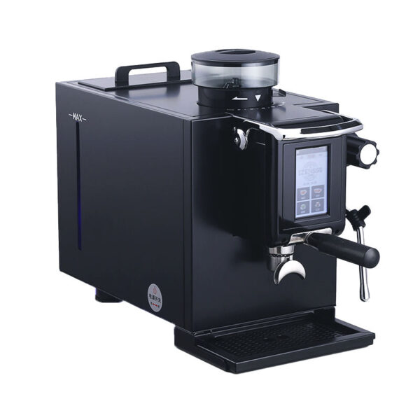 商用意式咖啡机带磨豆机半自动PID控制奶泡器静音操作110V 220V CE认证 - 图片 3