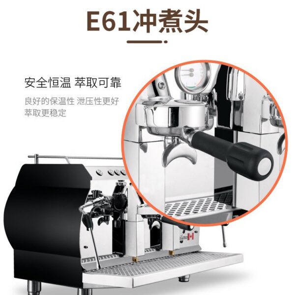 商用双头咖啡机稳压9Bar萃取电控E61冲煮头11L子母锅炉意式咖啡机 - Image 3