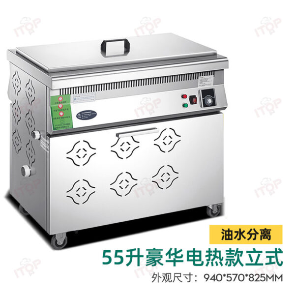 商用油水分离炸炉不锈钢大容量电炸炉油水分离节能电炸炉 - Image 7