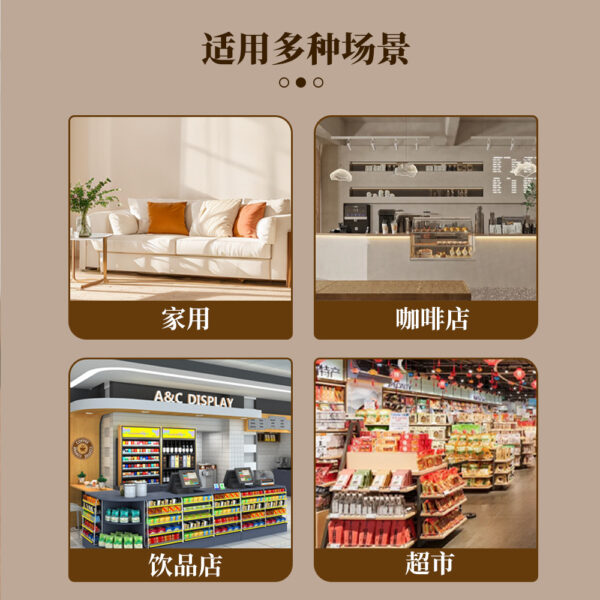 商用粉碗清洁器58MM单杯双杯粉碗专用清洁器咖啡店饮品店专用 - 图片 4
