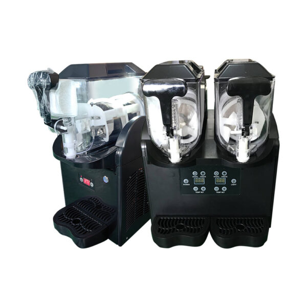 商用双缸3L*2小型雪融机自助酒店奶茶店用果汁可乐冰沙奶昔雪泥机 - Imagen 2