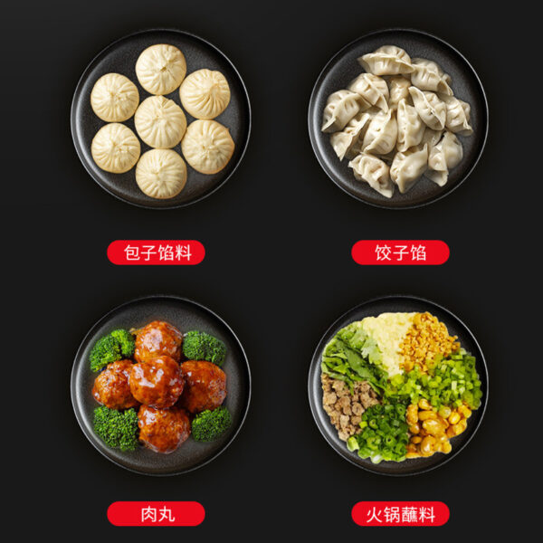 商用电动多功能菜馅机 304不锈钢纯铜电机拌馅机 肉馅肉泥拌料机 - 图片 4